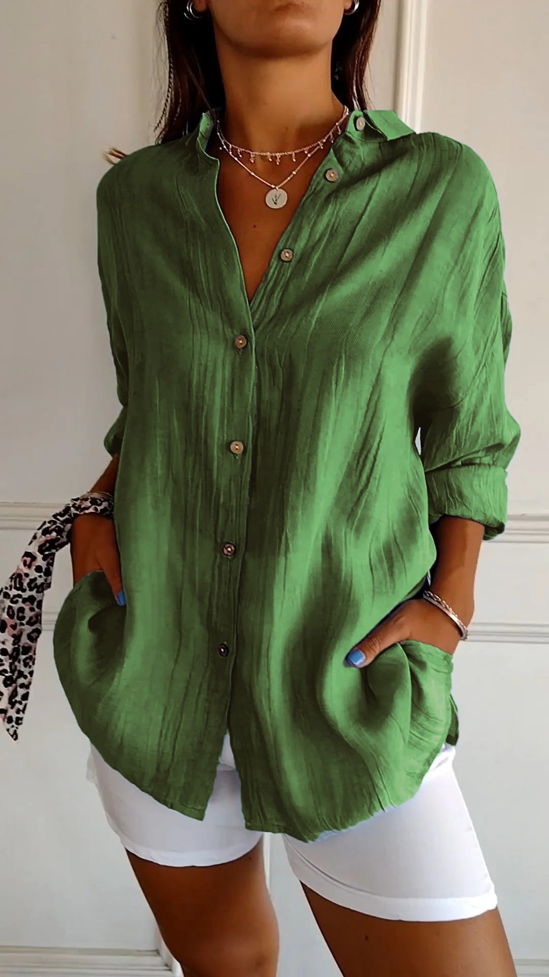 Sasha - Chemise Élégante à Plis