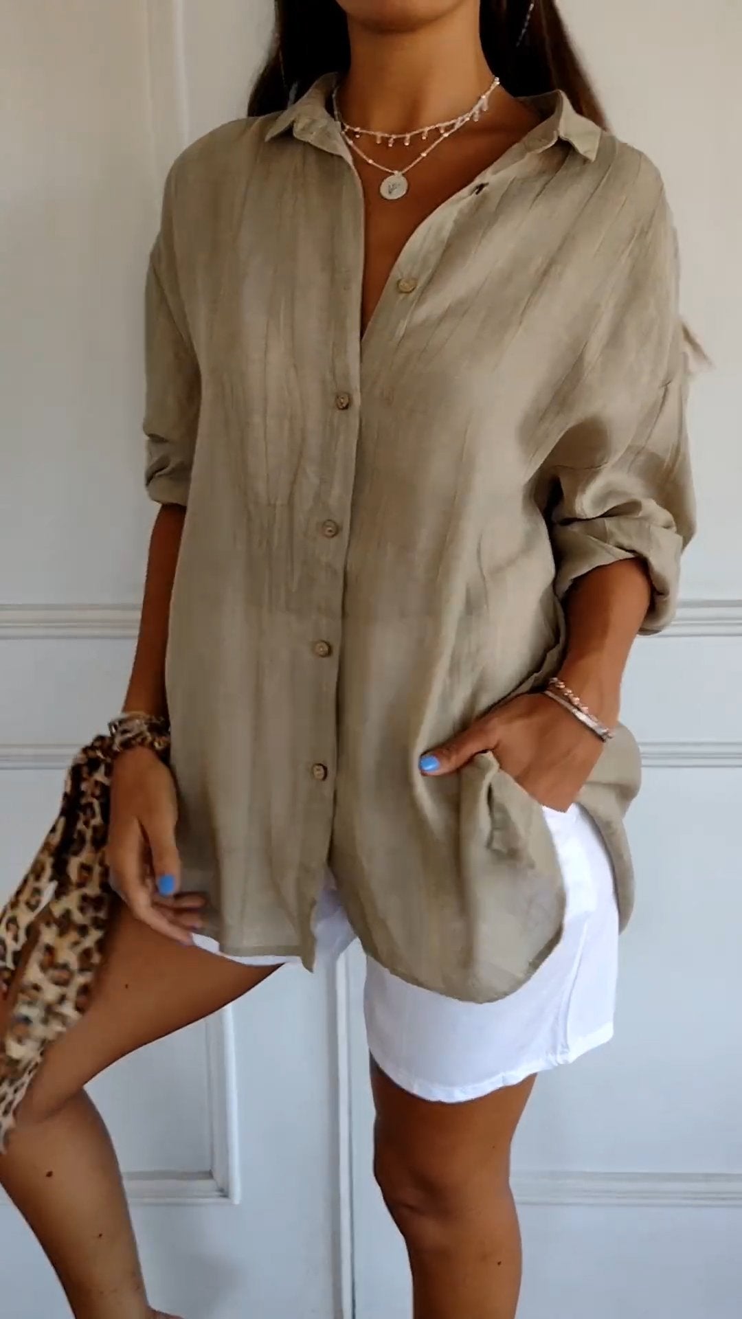 Sasha - Chemise Élégante à Plis